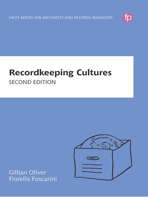 cover image of Recordkeeping Cultures